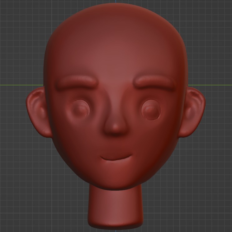 A 3D render of a clock i made in blender for my 3d art studio